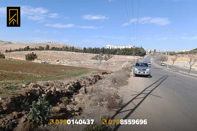 أرض 1500 م للبيع في شفا بدران المقرن على شارع شفا بدران الرئيسي 