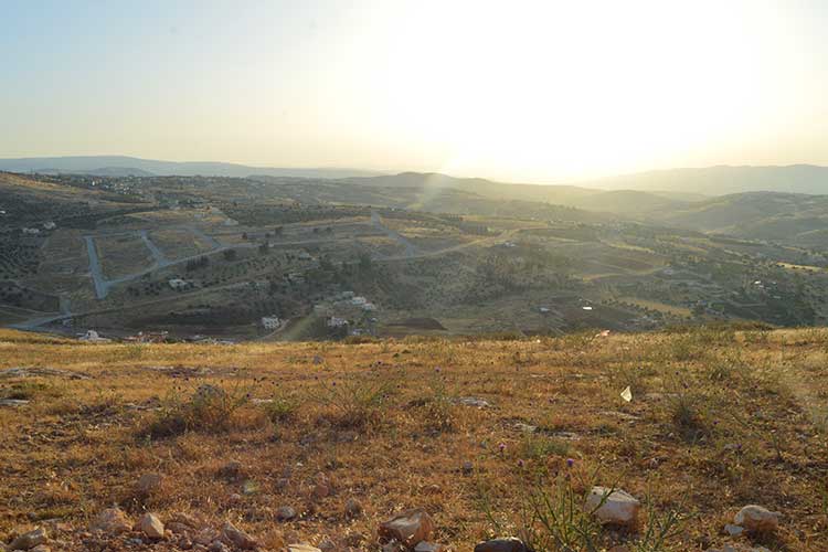 أرض 4 دونمات للبيع في الكمشة موقع مطل