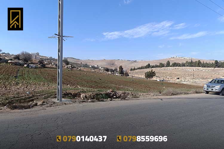 أرض 1500 م للبيع في شفا بدران المقرن على شارع شفا بدران الرئيسي 